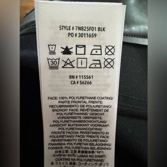 7 For All Mankind faux leather pants -Size 30 -(10) - Picture 6 of 6